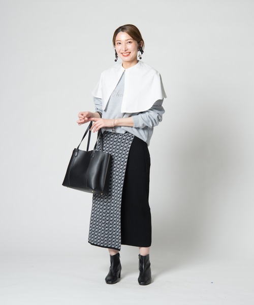 LAYMEE（レイミー）の「Verbena bag / バーベナバッグ（ショルダーバッグ・レディース・アイボリー/キャメル/ブラック・FREE）」の9枚目の写真