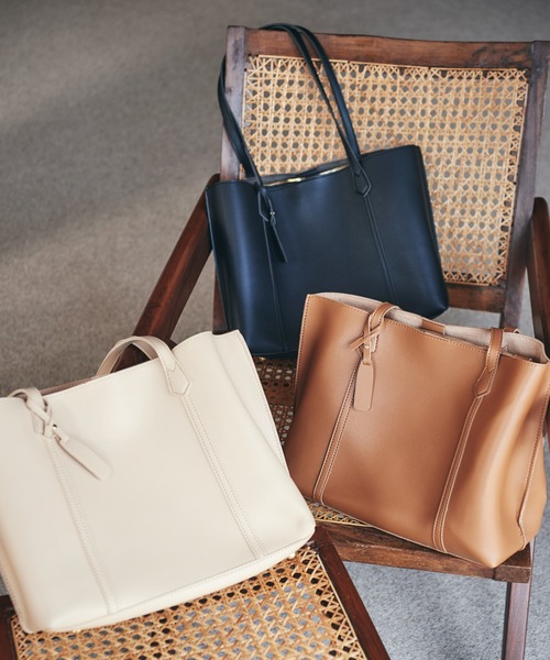 LAYMEE（レイミー）の「Verbena bag / バーベナバッグ（ショルダーバッグ・レディース・アイボリー/キャメル/ブラック・FREE）」の17枚目の写真