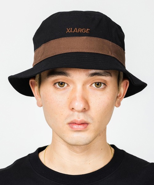 XLARGE(エクストララージ)の「2TONE STANDARD LOGO HAT(ハット・メンズ・ブルー/オフホワイト/ブラック・L/M)」の7枚目の写真