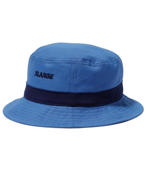 XLARGE(エクストララージ)の「2TONE STANDARD LOGO HAT(ハット・メンズ・ブルー/オフホワイト/ブラック・L/M)」の10枚目の写真