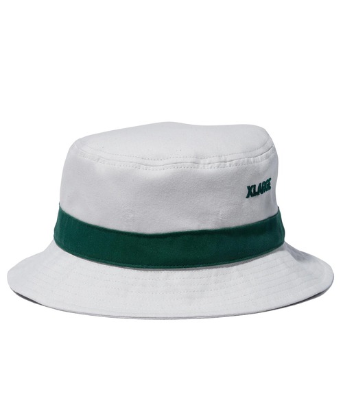 XLARGE(エクストララージ)の「2TONE STANDARD LOGO HAT(ハット・メンズ・ブルー/オフホワイト/ブラック・L/M)」の4枚目の写真