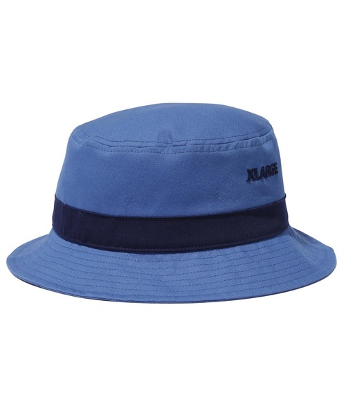 XLARGE(エクストララージ)の「2TONE STANDARD LOGO HAT(ハット・メンズ・ブルー/オフホワイト/ブラック・L/M)」の6枚目の写真