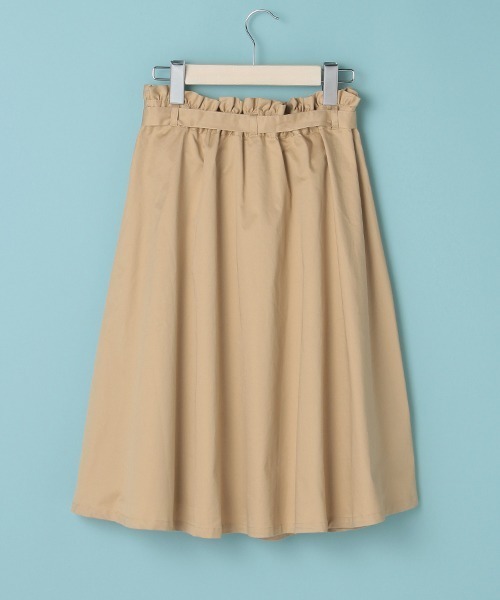 Lindsay（リンジィ）の「切り替えミディスカート（スカート・キッズ・ベージュ/エメラルド/グレー・160cm/150cm/140cm）」の4枚目の写真