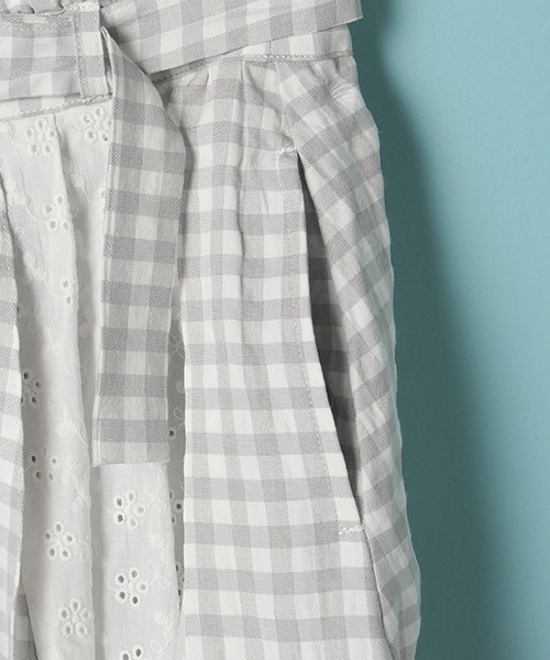 Lindsay（リンジィ）の「切り替えミディスカート（スカート・キッズ・ベージュ/エメラルド/グレー・160cm/150cm/140cm）」の10枚目の写真