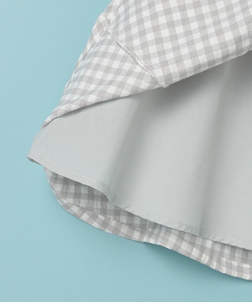 Lindsay（リンジィ）の「切り替えミディスカート（スカート・キッズ・ベージュ/エメラルド/グレー・160cm/150cm/140cm）」の11枚目の写真