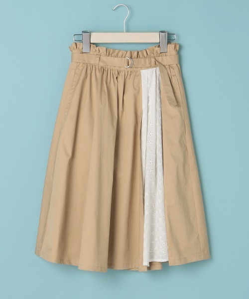 Lindsay（リンジィ）の「切り替えミディスカート（スカート・キッズ・ベージュ/エメラルド/グレー・160cm/150cm/140cm）」の15枚目の写真