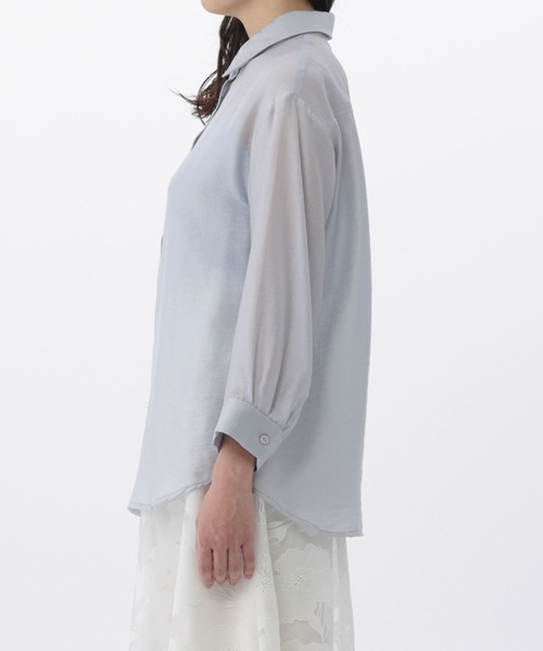 Fabulous Angela（ファビュラスアンジェラ）の「キャミ付きエアリーシャツ（シャツ/ブラウス・レディース・モカ/カーキ/ブルー・FREE）」の20枚目の写真