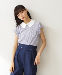 JILL by JILL STUART | 衿付きコードレースブラウス(シャツ/ブラウス)