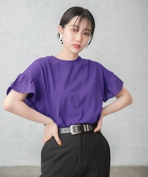 PAGEBOY | フリルスリーブプルオーバー(Tシャツ/カットソー)