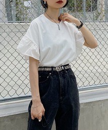 PAGEBOY | フリルスリーブプルオーバー(Tシャツ/カットソー)