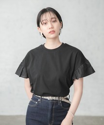 PAGEBOY | フリルスリーブプルオーバー(Tシャツ/カットソー)