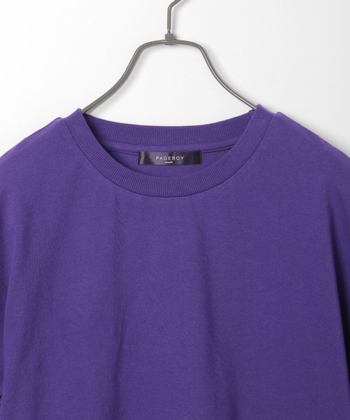 PAGEBOY(ページボーイ)の「フリルスリーブプルオーバー(Tシャツ/カットソー・レディース・ブラック/パープル/オフホワイト・FREE)」の10枚目の写真