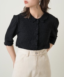 Kastane | 衿付きジャガードTee(Tシャツ/カットソー)