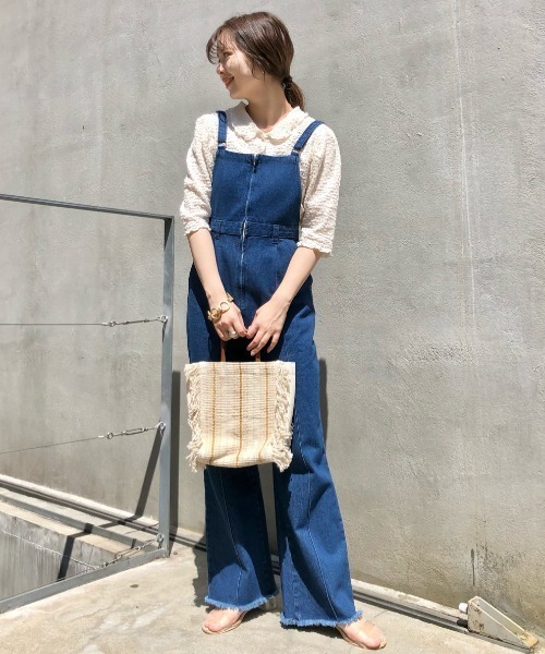 Kastane（カスタネ）の「衿付きジャガードTee（Tシャツ/カットソー・レディース・アイボリー/ブラック・FREE）」の21枚目の写真