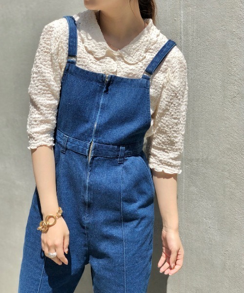 Kastane（カスタネ）の「衿付きジャガードTee（Tシャツ/カットソー・レディース・アイボリー/ブラック・FREE）」の22枚目の写真