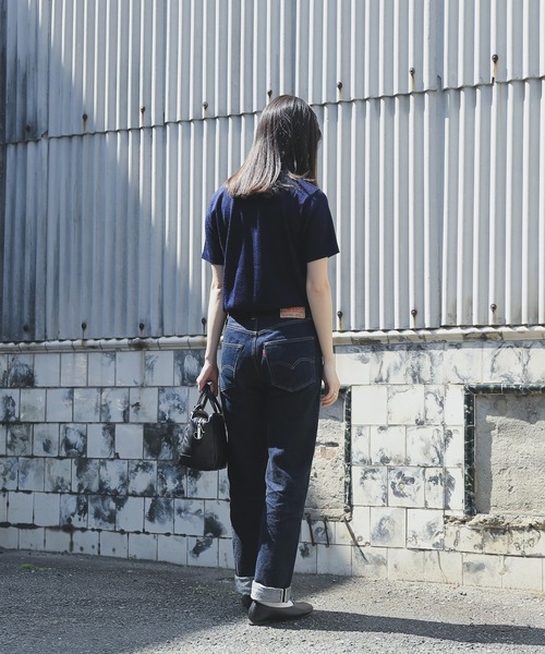 MILITARY(ミリタリー)の「【noey】イタリア海軍 ボートネック S/S Tシャツ(Tシャツ/カットソー・レディース・ネイビー・5/4/3)」の4枚目の写真