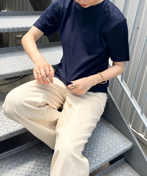 MILITARY(ミリタリー)の「【noey】イタリア海軍 ボートネック S/S Tシャツ(Tシャツ/カットソー・レディース・ネイビー・5/4/3)」の8枚目の写真