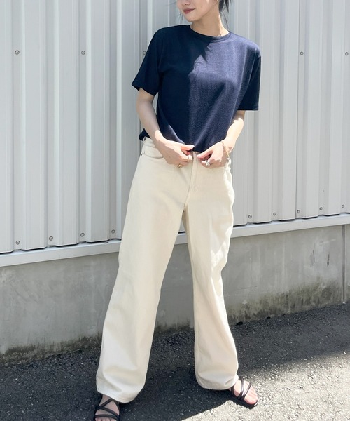 noey】イタリア海軍 ボートネック S/S Tシャツ（Tシャツ/カットソー