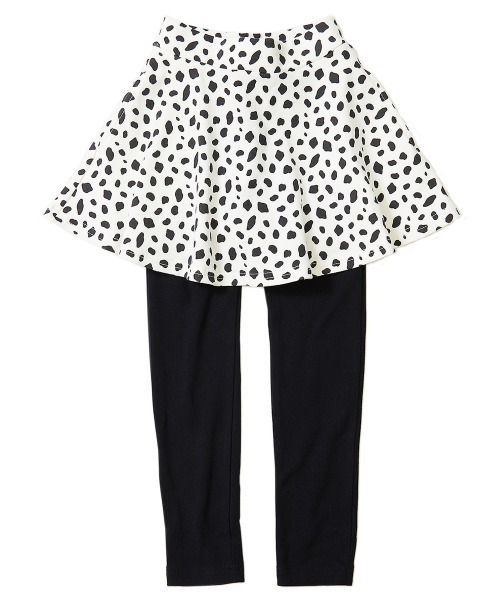 devirock（デビロック）の「10分丈 プリントスカッツ（ストレッチコットン）（スカート・キッズ・ブラウン/ラベンダー/ブラック系その他/オフホワイト/ネイビー/モカ/ライトブラウン/ベージュ/パープル系その他2/ブラック/パープル系その他/ブルー系その他/グレー系その他/グリーン系その他・100cm/110cm/120cm/130cm/140cm/150cm/80ｃｍ/90cm/160cm）」の21枚目の写真