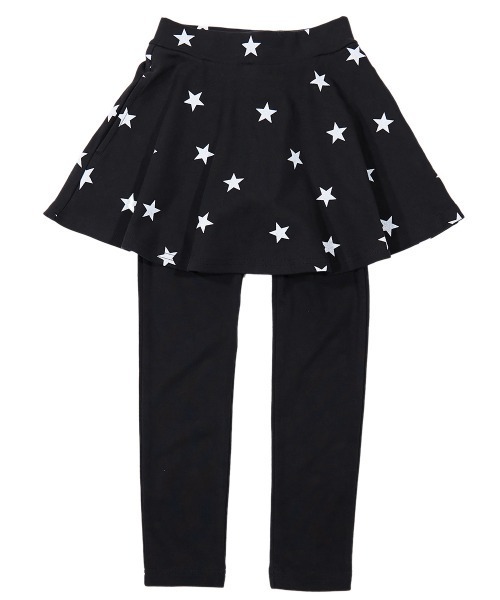 devirock（デビロック）の「10分丈 プリントスカッツ（ストレッチコットン）（スカート・キッズ・ブラウン/ラベンダー/ブラック系その他/オフホワイト/ネイビー/モカ/ライトブラウン/ベージュ/パープル系その他2/ブラック/パープル系その他/ブルー系その他/グレー系その他/グリーン系その他・100cm/110cm/120cm/130cm/140cm/150cm/80ｃｍ/90cm/160cm）」の22枚目の写真