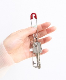 JAM HOME MADE（ジャムホームメイド）の「メタルライジング 安全ピン キーホルダー S シルバー925 ブランド オリジナル アクセサリー（キーホルダー・レディース）」