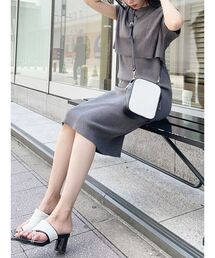 ベストレイヤードニットワンピース