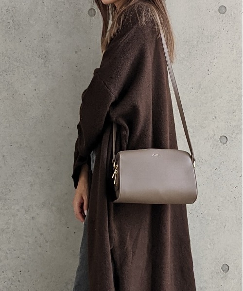 Per sist ence（パーシエンス）の「Per sist ence/パーシエンス　サイドスエード コンビショルダー（ショルダーバッグ・レディース・ライトグレー/ブラック/モカ・FREE）」の22枚目の写真