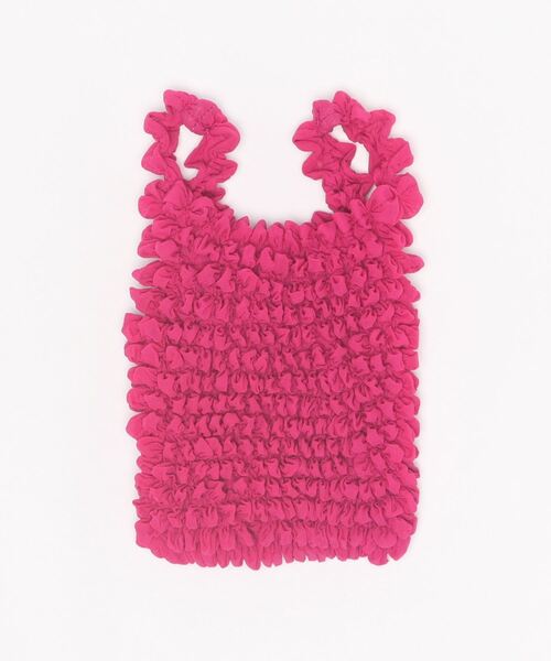 カヤ(カヤ)の「【カヤ】和の花 三浦絞りバッグ 小(エコバッグ/サブバッグ・レディース・マルーン/ブラック/パープル系その他/ピンク/ブルーグリーン/ライトグリーン/ダークブルー/ダークパープル/ライトパープル/桜・FREE)」の8枚目の写真