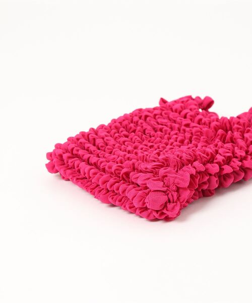 カヤ(カヤ)の「【カヤ】和の花 三浦絞りバッグ 小(エコバッグ/サブバッグ・レディース・マルーン/ブラック/パープル系その他/ピンク/ブルーグリーン/ライトグリーン/ダークブルー/ダークパープル/ライトパープル/桜・FREE)」の12枚目の写真