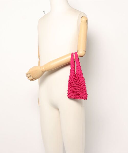 カヤ(カヤ)の「【カヤ】和の花 三浦絞りバッグ 小(エコバッグ/サブバッグ・レディース・マルーン/ブラック/パープル系その他/ピンク/ブルーグリーン/ライトグリーン/ダークブルー/ダークパープル/ライトパープル/桜・FREE)」の14枚目の写真