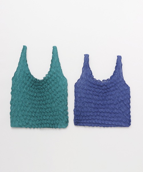 カヤ(カヤ)の「【カヤ】和の花 三浦絞りバッグ 小(エコバッグ/サブバッグ・レディース・マルーン/ブラック/パープル系その他/ピンク/ブルーグリーン/ライトグリーン/ダークブルー/ダークパープル/ライトパープル/桜・FREE)」の15枚目の写真