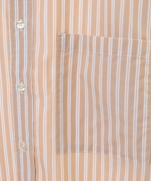 MEN'S MELROSE（メンズメルローズ）の「MASTER FRAME レギュラーカラーハーフスリーブシャツ（シャツ/ブラウス・メンズ・ベージュ/サックスブルー・3/4）」の6枚目の写真