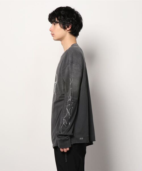 KSUBI（スビ）の「KSUBI CRYPTIC BIGGIE LS TEE  (5000006589)（Tシャツ/カットソー・メンズ・チャコールグレー・MEDIUM/LARGE/SMALL）」の2枚目の写真