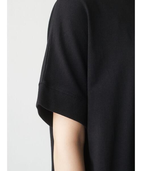 Green　Parks（グリーンパークス）の「リブポイントTチュニック＊（Tシャツ/カットソー・レディース・ブラック/ベージュ/ブラウン/オフホワイト・FREE）」の12枚目の写真