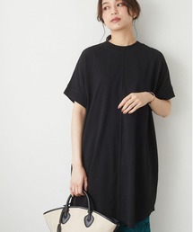 Green Parks | リブポイントTチュニック*(Tシャツ/カットソー)