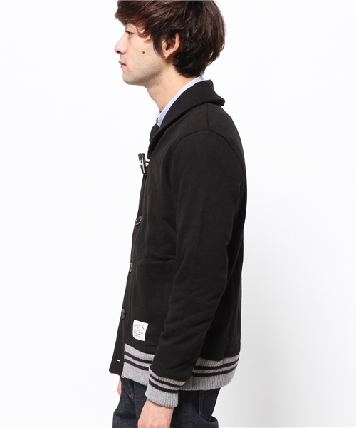 OUTLET(アウトレット)の「【CIAOPANIC TYPY】ニットリブスウェットカーディガン(カーディガン/ボレロ・メンズ・ブラック・SMALL)」の3枚目の写真