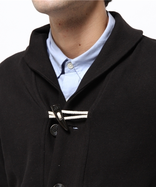 OUTLET(アウトレット)の「【CIAOPANIC TYPY】ニットリブスウェットカーディガン(カーディガン/ボレロ・メンズ・ブラック・SMALL)」の6枚目の写真