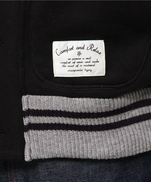 OUTLET(アウトレット)の「【CIAOPANIC TYPY】ニットリブスウェットカーディガン(カーディガン/ボレロ・メンズ・ブラック・SMALL)」の9枚目の写真