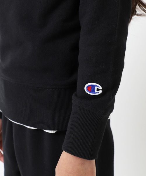 Champion（チャンピオン）の「Champion/チャンピオン　キッズ　クールネックスウェットトップス（スウェット・キッズ・ベージュ/ネイビー/グレー/ブルー/チャコール/ブラック/ブラウン/サンドベージュ・100cm/120cm/140cm/150cm/160cm/110cm/130cm）」の13枚目の写真