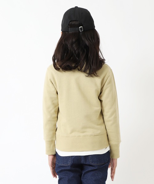 Champion（チャンピオン）の「Champion/チャンピオン　キッズ　クールネックスウェットトップス（スウェット・キッズ・ベージュ/ネイビー/グレー/ブルー/チャコール/ブラック/ブラウン/サンドベージュ・100cm/120cm/140cm/150cm/160cm/110cm/130cm）」の11枚目の写真