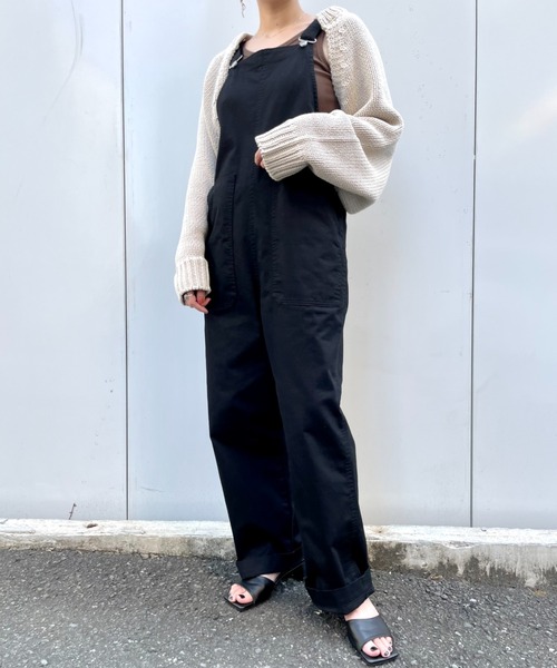 CIAOPANIC（チャオパニック）の「フレンチミリタリーオールインワン（サロペット/オーバーオール・レディース・ブラック/ネイビー/オリーブ・FREE）」の12枚目の写真