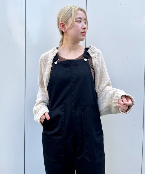 CIAOPANIC（チャオパニック）の「フレンチミリタリーオールインワン（サロペット/オーバーオール・レディース・ブラック/ネイビー/オリーブ・FREE）」の14枚目の写真