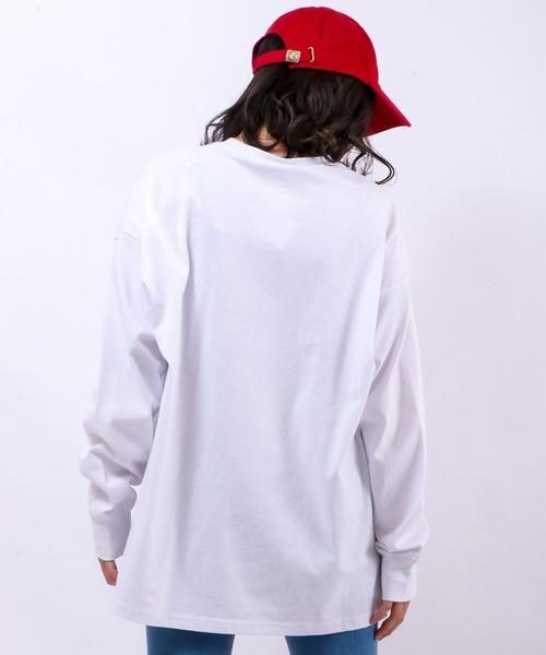 RE730（アールイーセブンサーティー）の「RE730 なみおくん　ビッグシルエット ロングスリーブTシャツ（Tシャツ/カットソー・メンズ・ブラック/ホワイト・M/XL/L）」の16枚目の写真