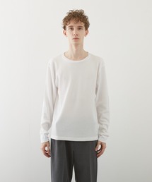 【TONE BY AS】ワッフルクルーネックT(BL)