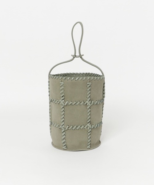URBAN RESEARCH ROSSO(アーバンリサーチロッソ)の「JAMIRAY CORD PATCH BUCKET BAG(ハンドバッグ・レディース・カーキ/アイボリー・-)」の8枚目の写真