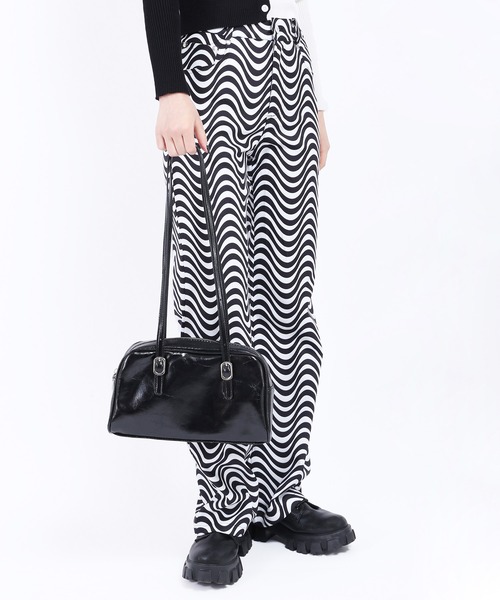 WC（ダブル シー）の「ベルトボストンバッグ（ボストンバッグ・レディース・ホワイト/ブラック/グリーン・FREE）」の16枚目の写真