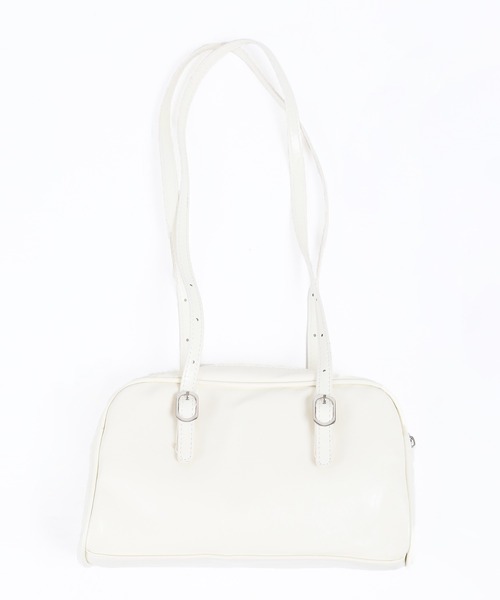 WC（ダブル シー）の「ベルトボストンバッグ（ボストンバッグ・レディース・ホワイト/ブラック/グリーン・FREE）」の4枚目の写真