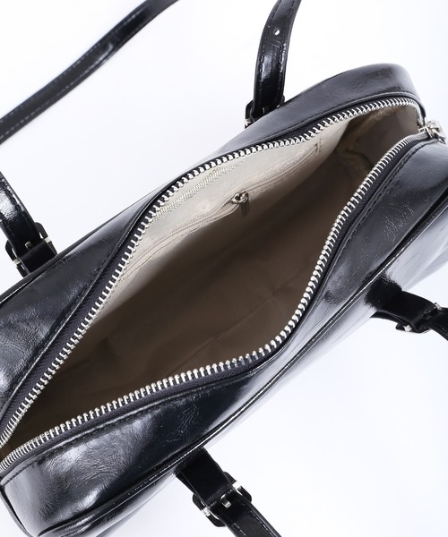 WC（ダブル シー）の「ベルトボストンバッグ（ボストンバッグ・レディース・ホワイト/ブラック/グリーン・FREE）」の8枚目の写真