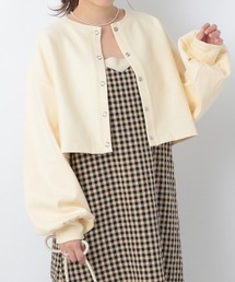 Heather | スナップボタンカットカーディガン　219169(Tシャツ/カットソー)