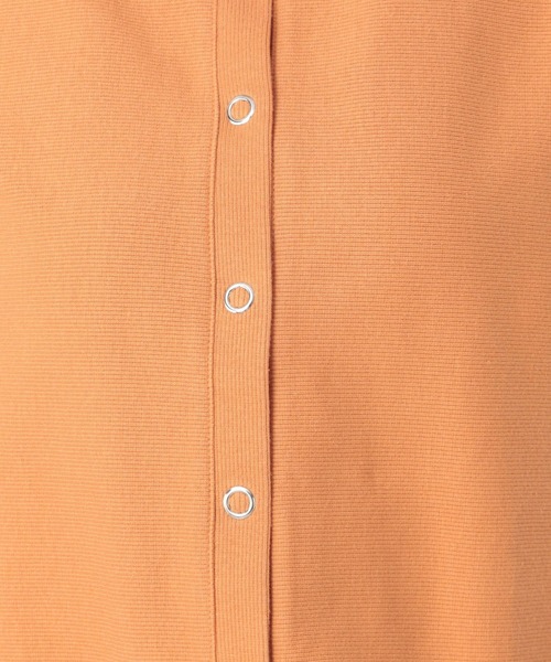 Heather（ヘザー）の「スナップボタンカットカーディガン　219169（Tシャツ/カットソー・レディース・ブラック/レッド/オレンジ/ブルー/グリーン/アイボリー/ピンク・FREE）」の20枚目の写真